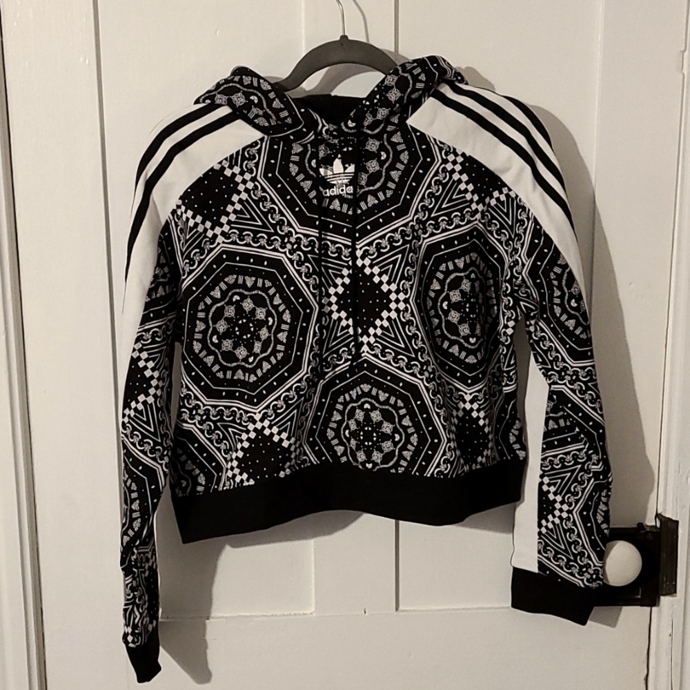 Adidas cropped hoodie